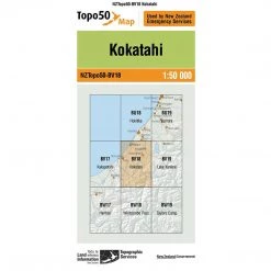 Land Information Nz NZ Topo 50 Map BV18 Kokatahi