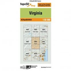 Land Information Nz NZ Topo 50 Map BV23 Virginia Maps