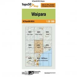 Land Information Nz NZ Topo 50 Map BV24 Waipara Maps
