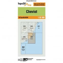 Land Information Nz NZ Topo 50 Map BV26 Cheviot