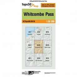 Land Information Nz Maps NZ Topo 50 Map BW18 Whitcombe Pass