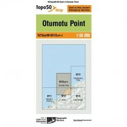 Land Information Nz NZ Topo 50 Map BX12 Otumotu Point