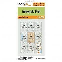Land Information Nz Maps NZ Topo 50 Map BY18 Ashwick Flat