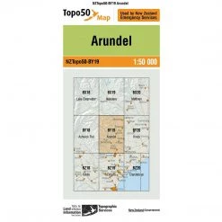 Land Information Nz NZ Topo 50 Map BY19 Arundel Maps