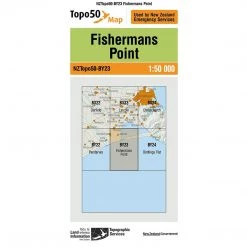 Land Information Nz Maps NZ Topo 50 Map BY23 Fishermans Point
