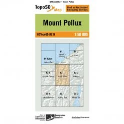 Land Information Nz Maps NZ Topo 50 Map BZ11 Mount Pollux