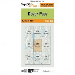 Land Information Nz NZ Topo 50 Map BZ16 Dover Pass