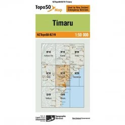 Land Information Nz NZ Topo 50 Map BZ19 Timaru
