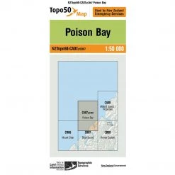 Land Information Nz NZ Topo 50 Map CA07 Poison Bay