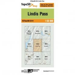 Land Information Nz NZ Topo 50 Map CA14 Lindis Pass