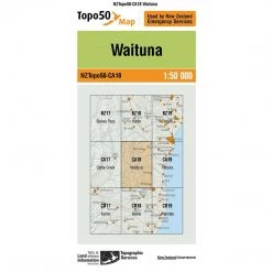 Land Information Nz Maps NZ Topo 50 Map CA18 Waituna