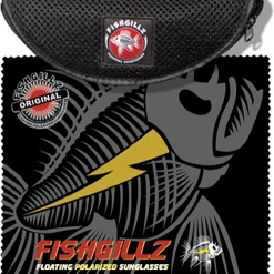 FishGillz Floating Sunglasses Daytona BlkGrey Fishing Gear