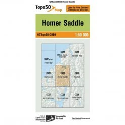 Land Information Nz NZ Topo 50 Map CB08 Homer Saddle