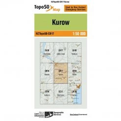 Land Information Nz NZ Topo 50 Map CB17 Kurow