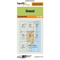 Land Information Nz NZ Topo 50 Map CB18 Ikawai Maps