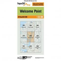 Land Information Nz Maps NZ Topo 50 Map CC08 Welcome Point