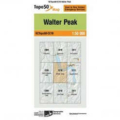 Land Information Nz Maps NZ Topo 50 Map CC10 Walter Peak