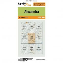 Land Information Nz NZ Topo 50 Map CC13 Alexandra Maps