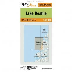 Land Information Nz Maps NZ Topo 50 Map CD04 Lake Beattie