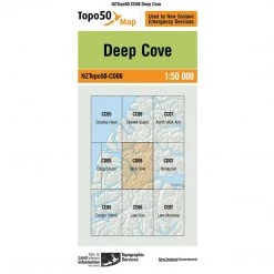 Land Information Nz NZ Topo 50 Map CD06 Deep Cove
