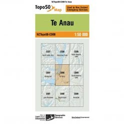 Land Information Nz NZ Topo 50 Map CD08 Te Anau