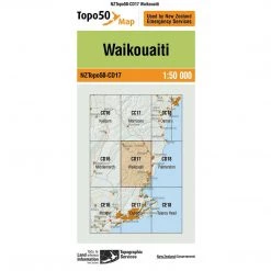 Land Information Nz NZ Topo 50 Map CD17 Waikouaiti