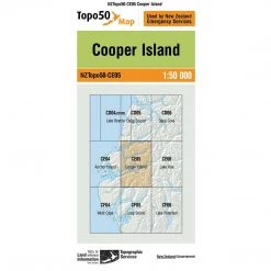 Land Information Nz Maps NZ Topo 50 Map CE05 Cooper Island