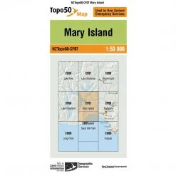 Land Information Nz NZ Topo 50 Map CF07 Mary Island Maps