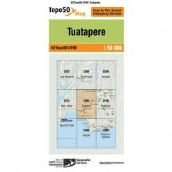 Land Information Nz NZ Topo 50 Map CF08 Tuatapere Maps