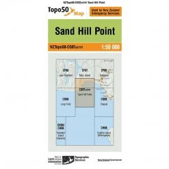 Land Information Nz NZ Topo 50 Map CG07 Sand Hill Point Maps
