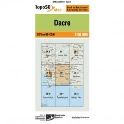 Land Information Nz NZ Topo 50 Map CG11 Dacre