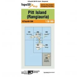 Land Information Nz NZ Topo 50 Map CI06 Pitt Island Maps