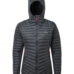 Rab Cirrus Flex Womens Hooded Jacket, Steel Womens Jackets