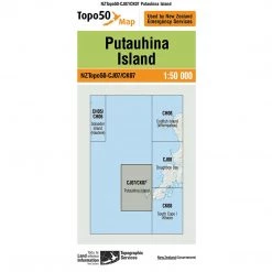 Land Information Nz NZ Topo 50 Map CJ07 Putauhina Island