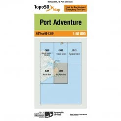 Land Information Nz Maps NZ Topo 50 Map CJ10 Port Adventure