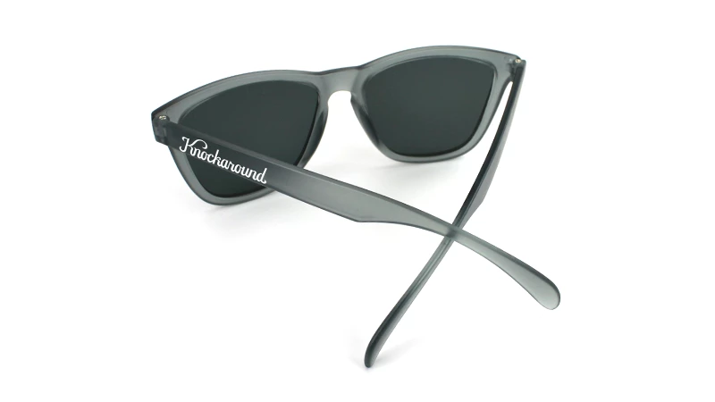 Accessories Knockaround Classic Polarized Sunglasses, Frosted Grey