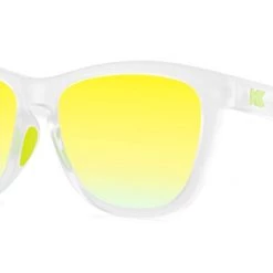 Knockaround Premiums Sport Polarized Sunglasses, Clear/Yellow Green