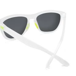 Knockaround Premiums Sport Polarized Sunglasses, Clear/Yellow Green