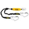 Lanyards & Positioning Zero ClimbS Double Elastic Lanyard Scaff/Snaphooks, 1.5M