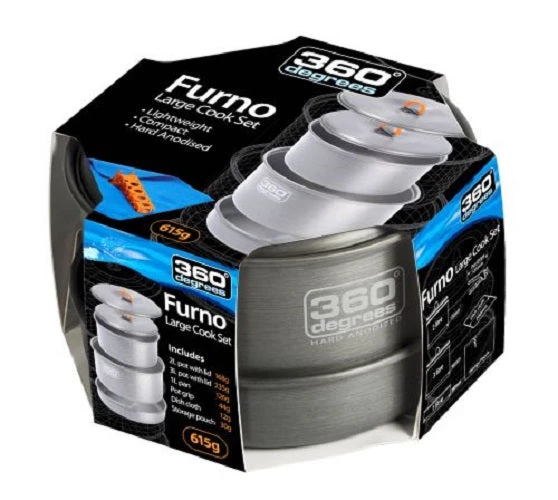Pots, Pans & Kettles 360 Degrees Furno Cookset, Large