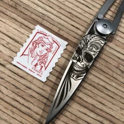 Deejo Naked 15g Knife, Latino Skull Tools / Accessories