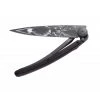 Deejo Black 37g Knife With Ebony Handle, Deer