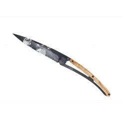 Tools / Accessories Deejo Black 37g Knife With Olive Wood Handle, Howl