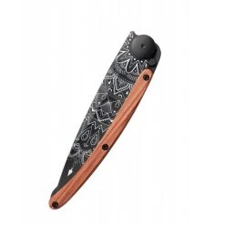 Tools / Accessories Deejo Black 37g Knife With Coral Handle, Mandala