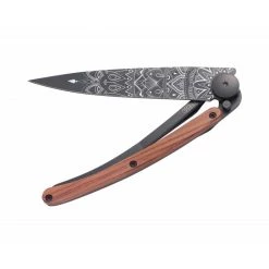 Tools / Accessories Deejo Black 37g Knife With Coral Handle, Mandala