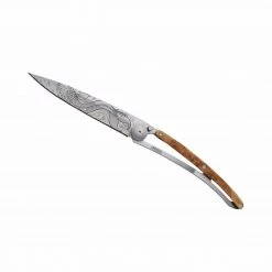 Deejo Tattoo 37g Knife With Juniper Handle, Fish