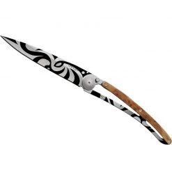 Deejo Tattoo 37g Knife With Juniper Handle, Tribal Tools / Accessories