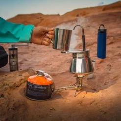 Pots, Pans & Kettles GSI Mini Espresso Maker, S/steel 4 Cup