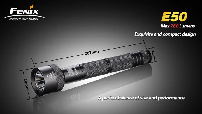 Fenix E50 780 Lumen Multi Configuration LED Torch
