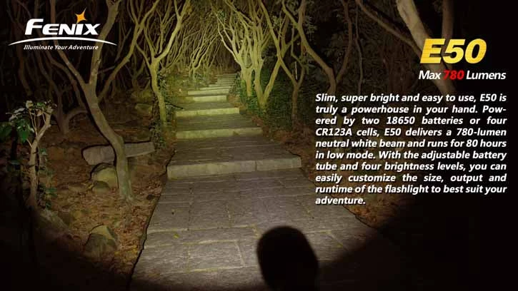 Fenix E50 780 Lumen Multi Configuration LED Torch